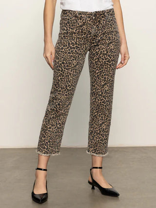 Cadence 90's Straight Crop Jeans in French Kitty