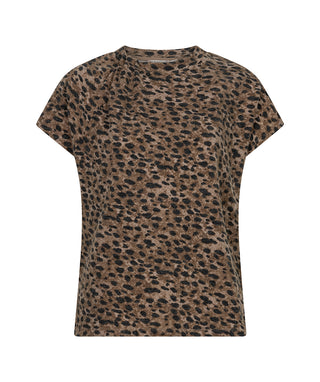 Leopard T-Shirt with Knot Detail
