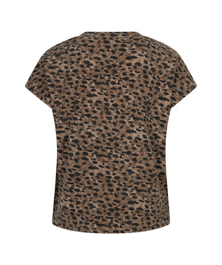 Leopard T-Shirt with Knot Detail