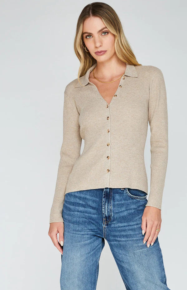 Finn Pullover in Heather Taupe