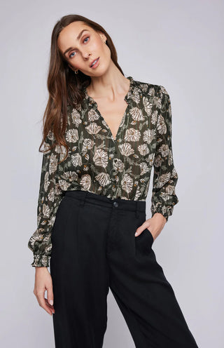 Sasha Blouse in Ranger Floral