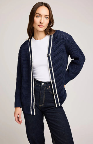 Viola Cardigan in Navy