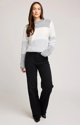 Lucille Crewneck Sweater in Grey