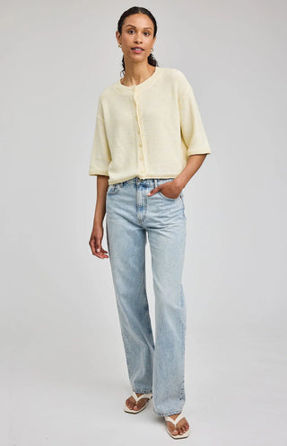 Genevieve Cardigan in Cornsilk