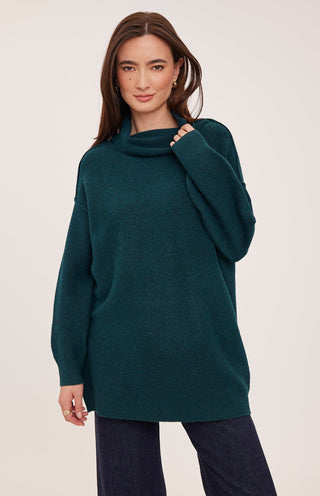 Astrid Sweater in Heather Spruce