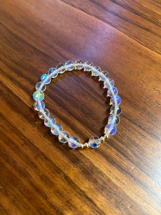 Swarovski stone & Moonlight Aura Bracelet (8mm)