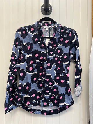 Annie Jersey Shirt in Blue Print