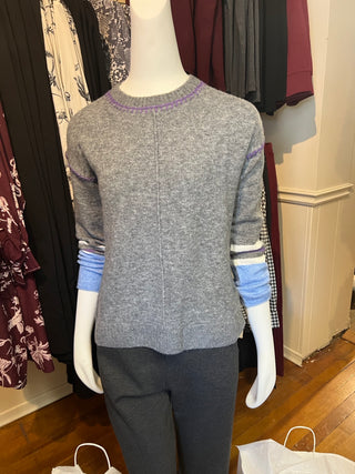 Avery Sweater in Charcoal Melange
