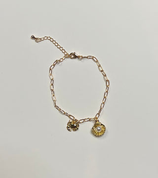 Gold Filled Charm Bracelet