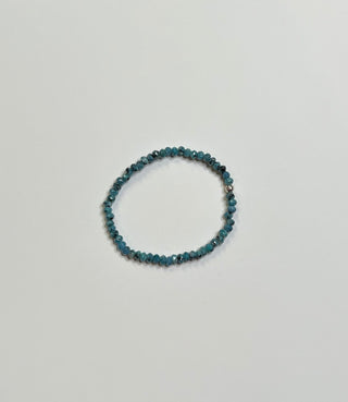 Blue Agate Bracelet (3mm)