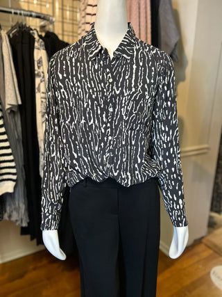 Josephine Blouse in Ash Lynx