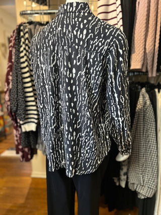 Josephine Blouse in Ash Lynx