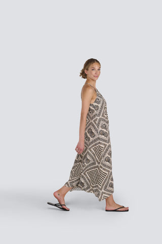 Abstract Print Dress