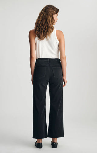 Paloma Mid Rise Wide Leg in Dark Smoke