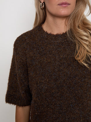 Margrethe Knit Shirt in Tiramisu