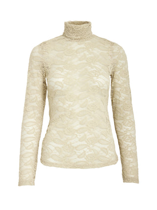 Colleen Longsleeve Top in Sand Gray