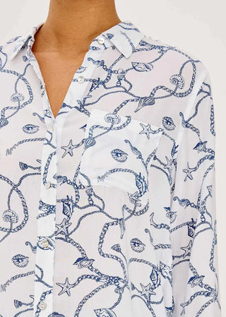 Josephine Shirt in Nautical Chains
