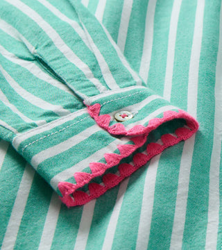 Julia Shirt Dress in Arcadia Stripes