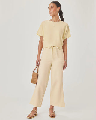 Lounge Denim Crop Pant in Honey