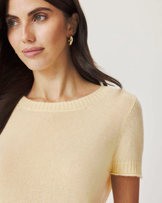 Emerson Short Sleeve Sweater in Honey