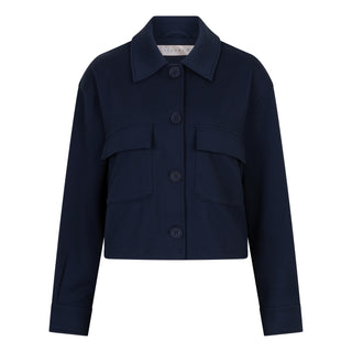 Structured Jacket in Navy