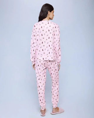 Marna Pillowsoft Jersey PJ Set in Cozy Canine