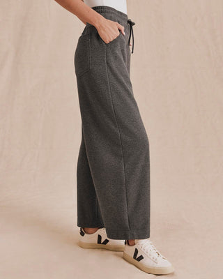 Marlow Knit Wool Pant in Charcoal