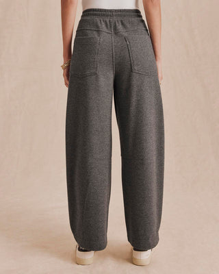 Marlow Knit Wool Pant in Charcoal