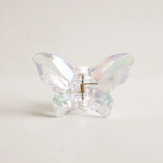 Butterfly Claw Clip - White Holographic