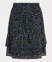 Tiered Skirt in Magical Earth Pattern