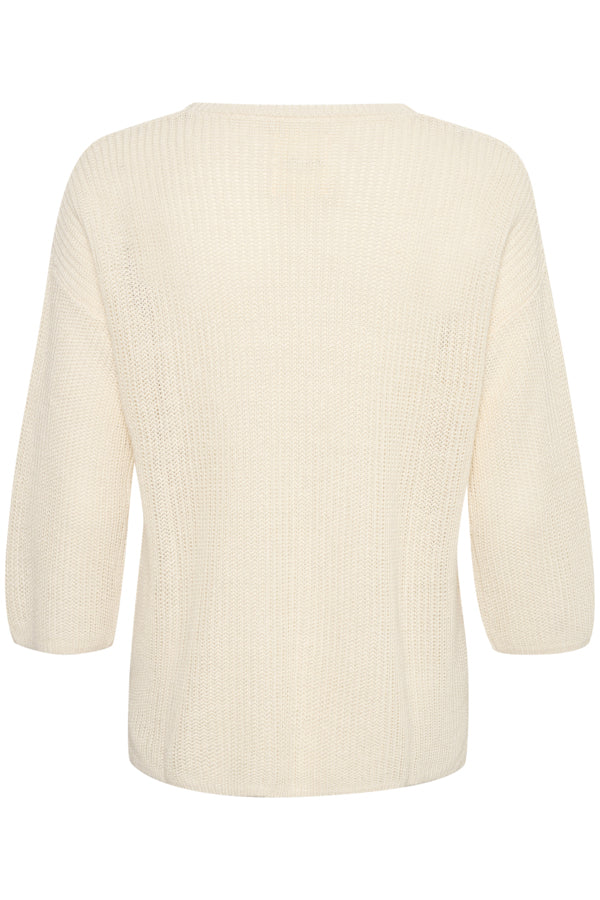 Netrona Knitted Pullover in Whitecap Gray