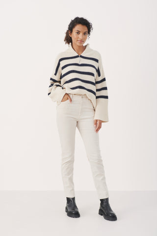 Rana Fine Cord Pants in Perfectly Pale