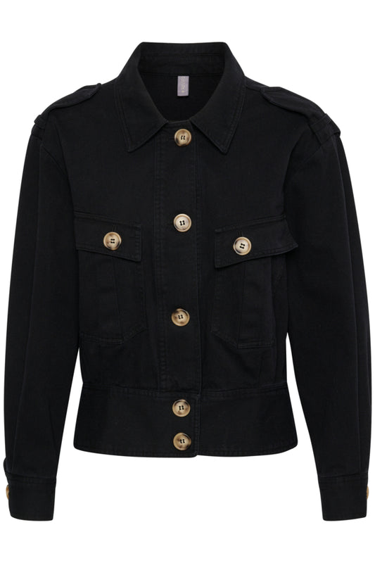 Dafne Short Casual Jacket in Black