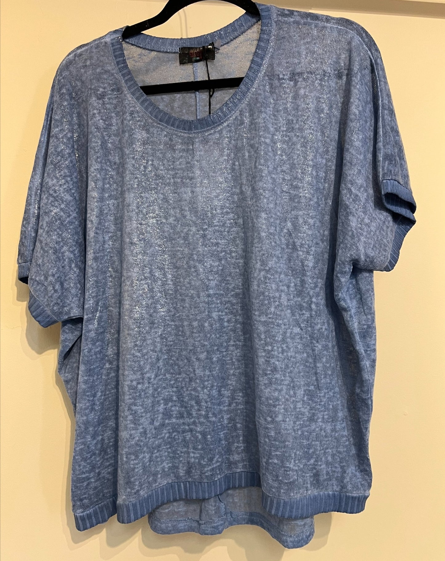Relaxed Fit T-Shirt with Sparkle Detail