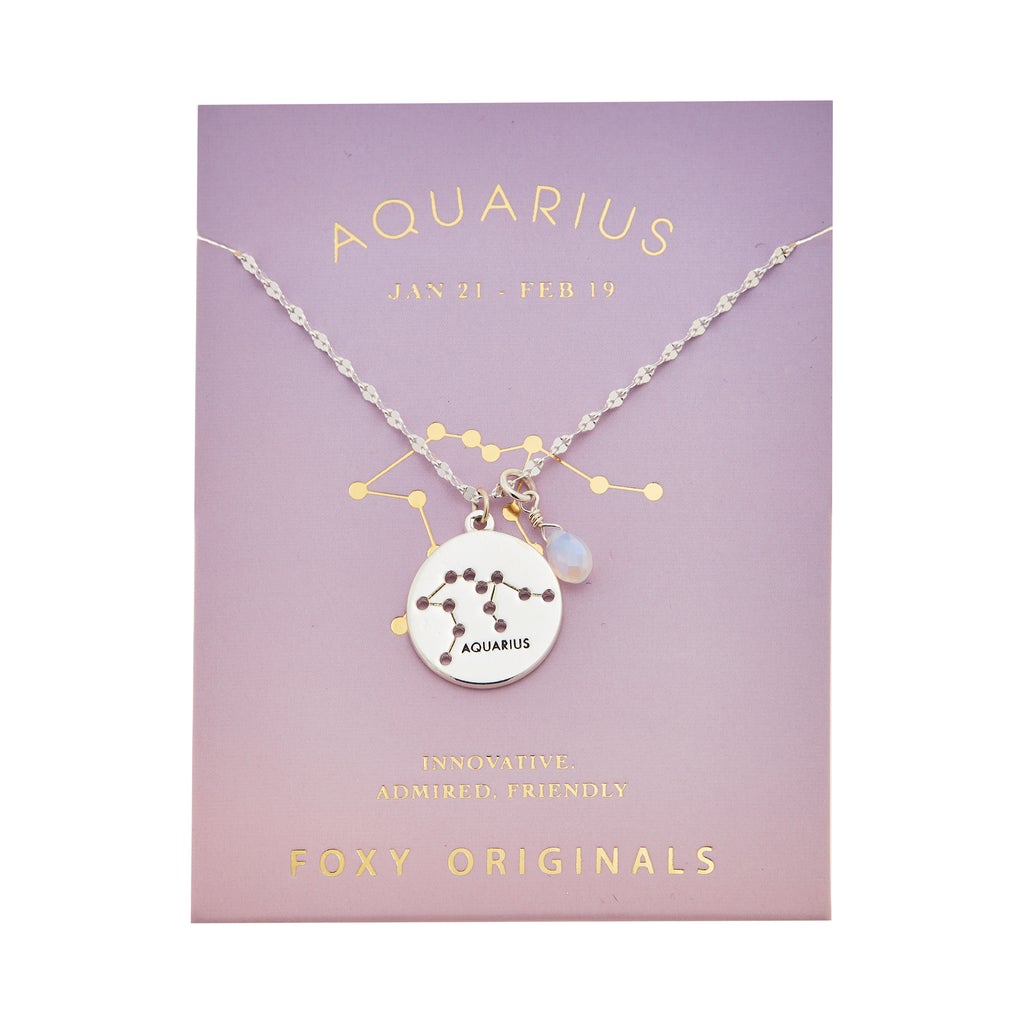 Aquarius Necklace in Silver