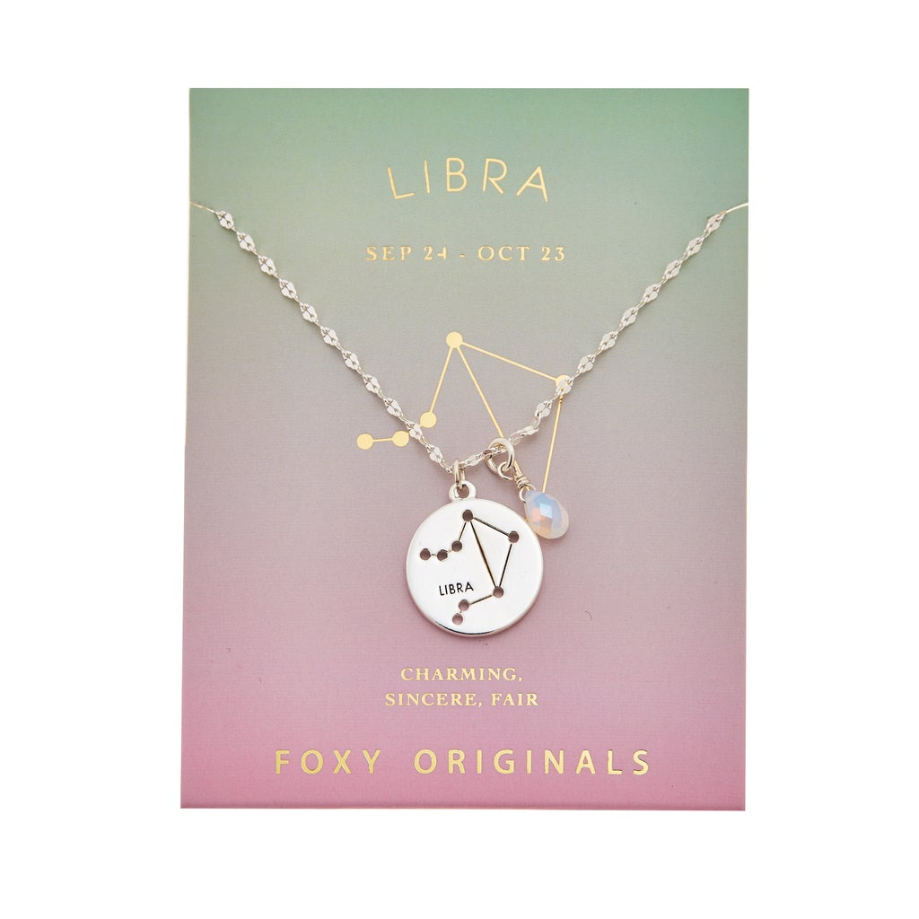 Libra Necklace in Silver