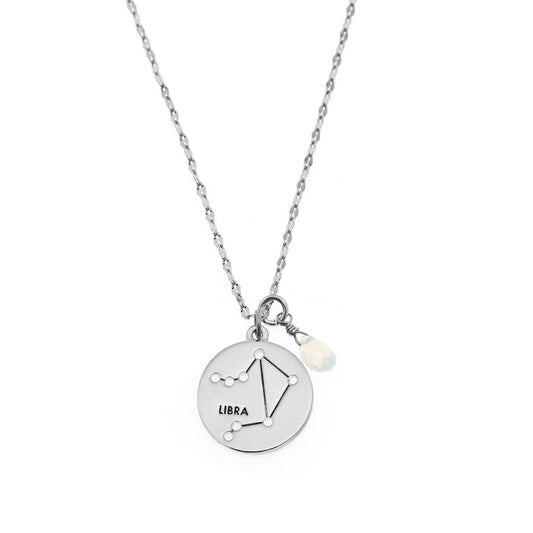 Libra Necklace in Silver