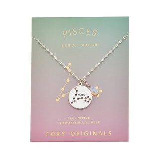 Pisces Necklace in Silver