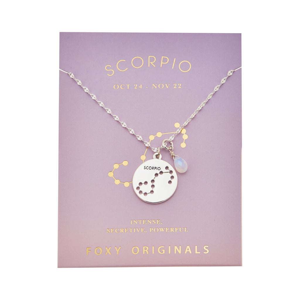 Scorpio Necklace in Silver