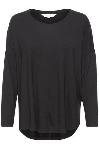 Fala Long Sleeved T-Shirt in Black