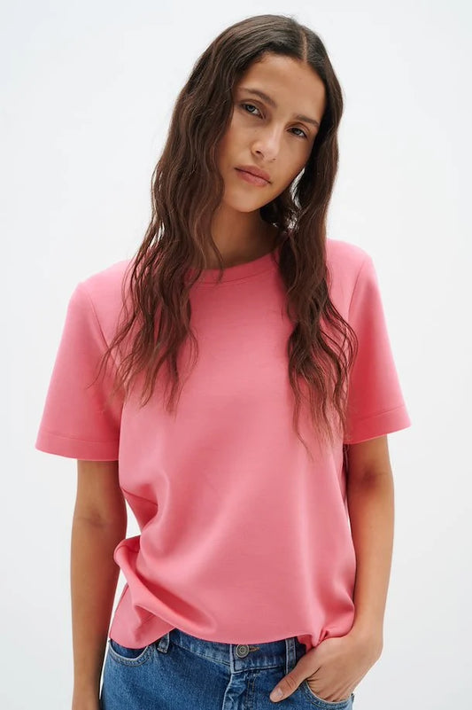 Vincent Karman T-Shirt in Pink Rose